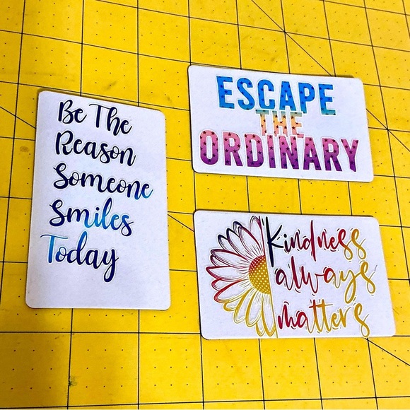 3 Hand pressed Magnets Brand New! - Picture 1 of 1